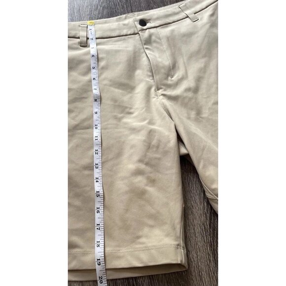 Lululemon Commission Shorts Men’s Sz 34 Sand Relaxed Fit Performance Shorts - Picture 3 of 13